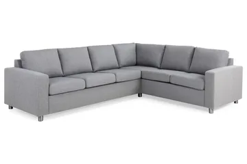 Crazy 5-sits Vändbar L-formad Large Hörnsoffa i Tyg - Grå - Products - Möbler - Soffa - Hörnsoffa