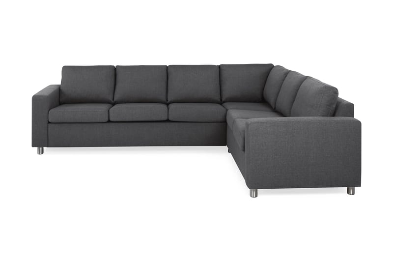 Crazy 5-sits Vändbar L-formad Large Hörnsoffa i Tyg - Mörkgrå - Products - Möbler - Soffa - Hörnsoffa