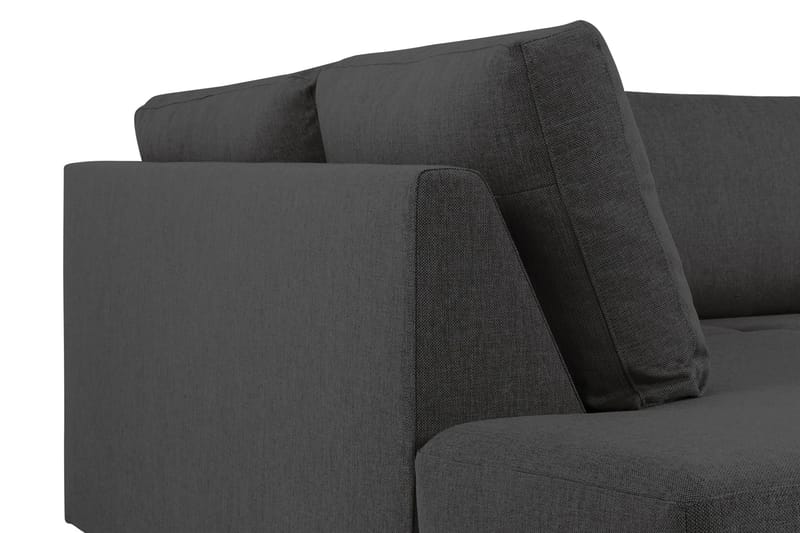 Crazy 5-sits Vänstervänd U-formad Soffa med Divan och Schäslong i Tyg - Antracit - Products - Möbler - Soffa - U-soffa