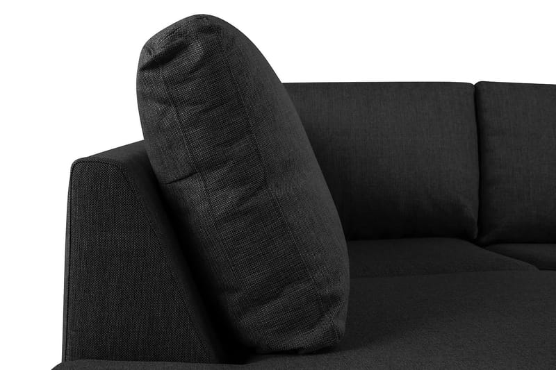Crazy 5-sits Vänstervänd U-formad Soffa med Divan och Schäslong i Tyg - Antracit - Products - Möbler - Soffa - U-soffa