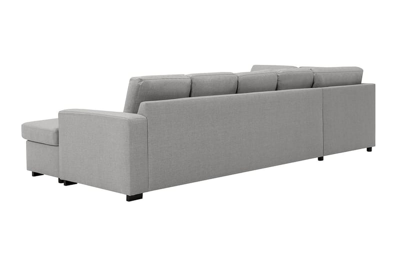 Crazy 5-sits Vänstervänd U-formad Soffa med Divan och Schäslong i Tyg - Grå - Products - Möbler - Soffa - U-soffa