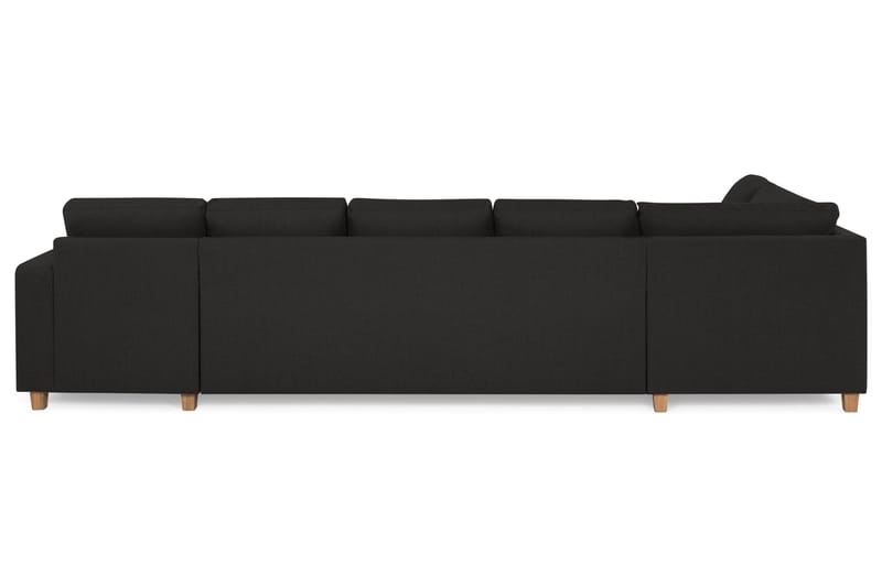 Crazy 5-sits Vänstervänd U-formad X-Large Soffa med Divan och Schäslong i Tyg - Antracit - Products - Möbler - Soffa - U-soffa