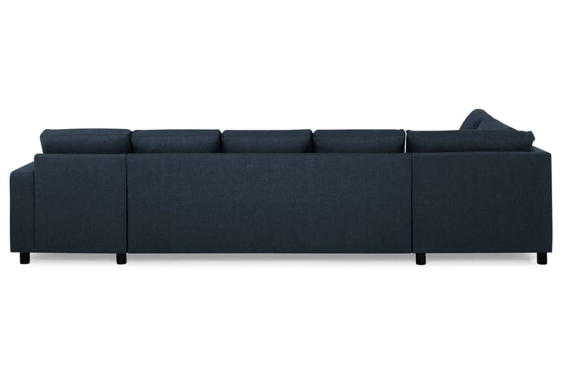Crazy 5-sits Vänstervänd U-formad X-Large Soffa med Divan och Schäslong i Tyg - Blå - Products - Möbler - Soffa - U-soffa