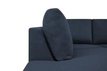 Crazy 5-sits Vänstervänd U-formad X-Large Soffa med Divan och Schäslong i Tyg - Blå - Products - Möbler - Soffa - U-soffa
