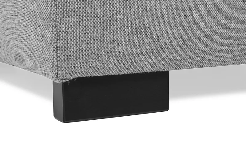 Crazy 5-sits Vänstervänd U-formad X-Large Soffa med Divan och Schäslong i Tyg - Grå - Products - Möbler - Soffa - U-soffa