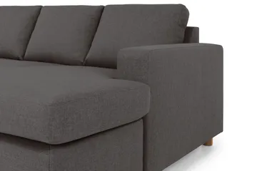 Crazy 5-sits Vänstervänd U-formad X-Large Soffa med Divan och Schäslong i Tyg - Mörkgrå - Products - Möbler - Soffa - U-soffa
