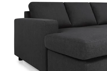 Crazy 6-sits Högervänd U-formad XX-Large Soffa med Divan och Schäslong i Tyg - Antracit - Products - Möbler - Soffa - U-soffa