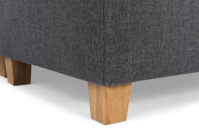 Crazy 6-sits Högervänd U-formad XX-Large Soffa med Divan och Schäslong i Tyg - Mörkgrå - Products - Möbler - Soffa - U-soffa