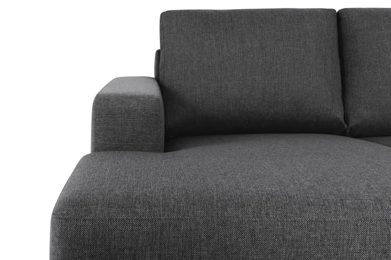 Crazy 6-sits Högervänd U-formad XX-Large Soffa med Divan och Schäslong i Tyg - Mörkgrå - Products - Möbler - Soffa - U-soffa