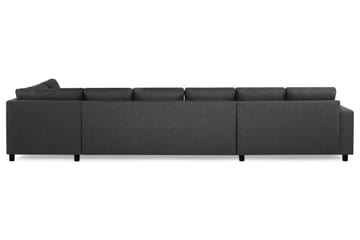 Crazy 6-sits Högervänd U-formad XX-Large Soffa med Divan och Schäslong i Tyg - Mörkgrå - Products - Möbler - Soffa - U-soffa