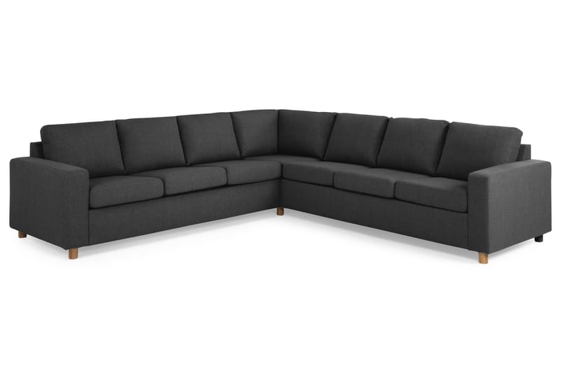 Crazy 6-sits Vändbar L-formad X-Large Hörnsoffa i Tyg - Antracit - Products - Möbler - Soffa - Hörnsoffa