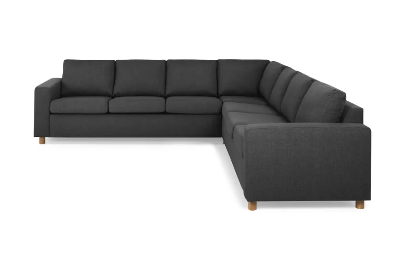 Crazy 6-sits Vändbar L-formad X-Large Hörnsoffa i Tyg - Antracit - Products - Möbler - Soffa - Hörnsoffa