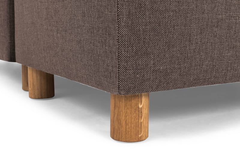 Crazy 6-sits Vändbar L-formad X-Large Hörnsoffa i Tyg - Brun - Products - Möbler - Soffa - Hörnsoffa