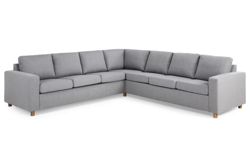 Crazy 6-sits Vändbar L-formad X-Large Hörnsoffa i Tyg - Grå - Products - Möbler - Soffa - Hörnsoffa