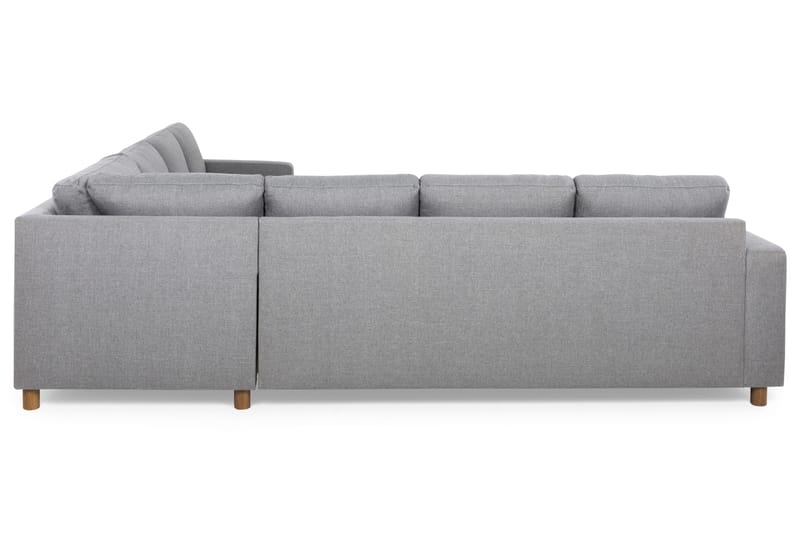 Crazy 6-sits Vändbar L-formad X-Large Hörnsoffa i Tyg - Grå - Products - Möbler - Soffa - Hörnsoffa