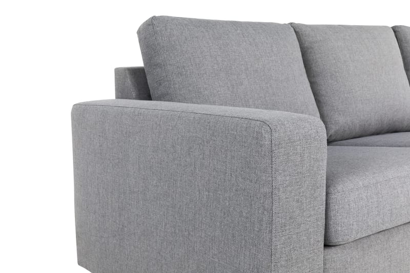 Crazy 6-sits Vändbar L-formad X-Large Hörnsoffa i Tyg - Grå - Products - Möbler - Soffa - Hörnsoffa