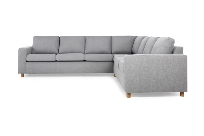 Crazy 6-sits Vändbar L-formad X-Large Hörnsoffa i Tyg - Grå - Products - Möbler - Soffa - Hörnsoffa