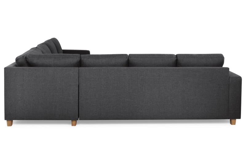 Crazy 6-sits Vändbar L-formad X-Large Hörnsoffa i Tyg - Mörkgrå - Products - Möbler - Soffa - Hörnsoffa