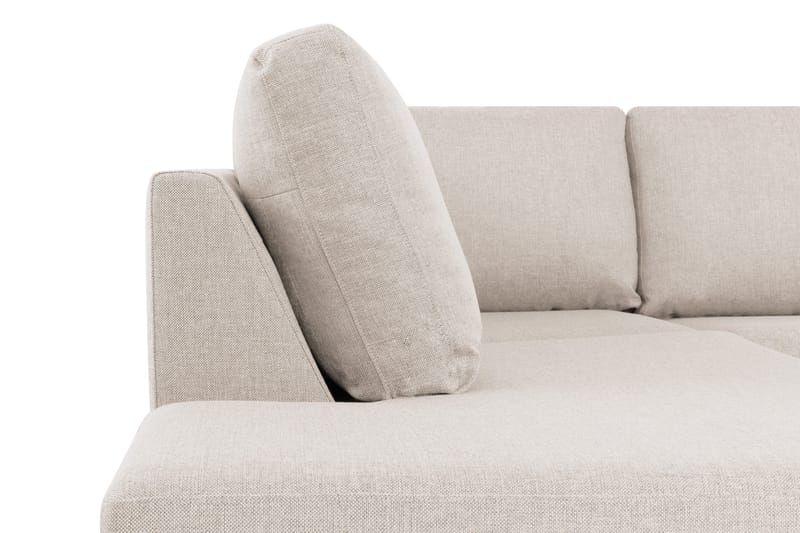 Crazy 6-sits Vänstervänd U-formad XX-Large Soffa med Divan och Schäslong i Tyg - Beige - Products - Möbler - Soffa - U-soffa