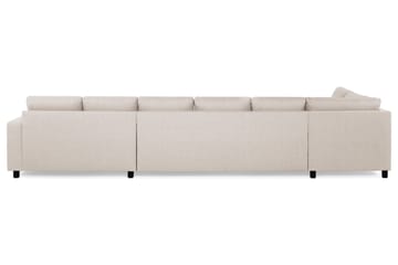 Crazy 6-sits Vänstervänd U-formad XX-Large Soffa med Divan och Schäslong i Tyg - Beige - Products - Möbler - Soffa - U-soffa