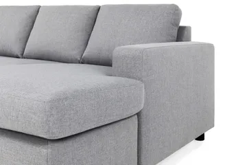 Crazy 6-sits Vänstervänd U-formad XX-Large Soffa med Divan och Schäslong i Tyg - Grå - Products - Möbler - Soffa - U-soffa