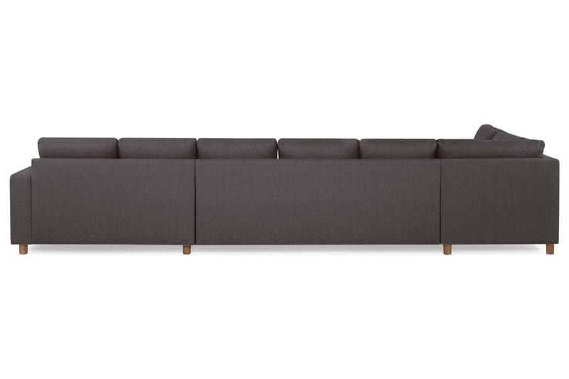 Crazy 6-sits Vänstervänd U-formad XX-Large Soffa med Divan och Schäslong i Tyg - Mörkgrå - Products - Möbler - Soffa - U-soffa