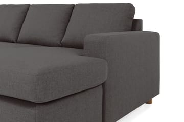 Crazy 6-sits Vänstervänd U-formad XX-Large Soffa med Divan och Schäslong i Tyg - Mörkgrå - Products - Möbler - Soffa - U-soffa