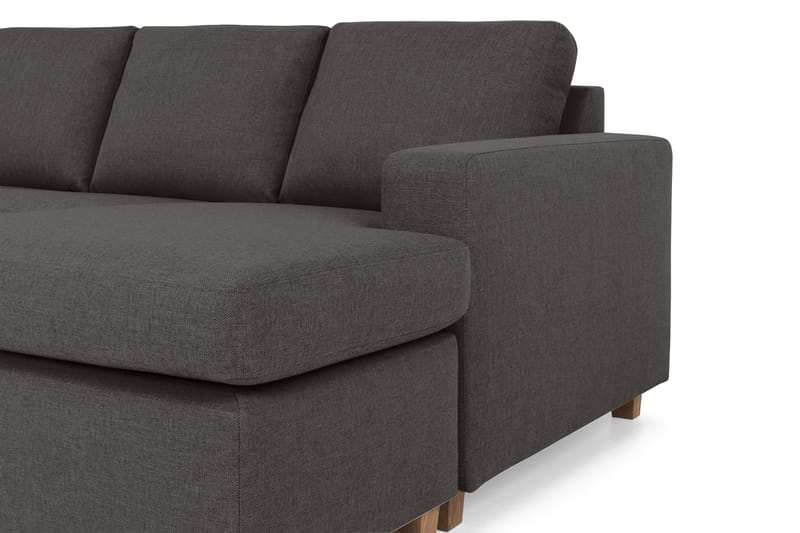 Crazy 6-sits Vänstervänd U-formad XX-Large Soffa med Divan och Schäslong i Tyg - Mörkgrå - Products - Möbler - Soffa - U-soffa