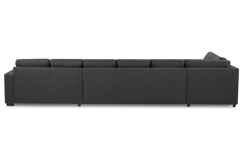 Crazy 6-sits Vänstervänd U-formad XX-Large Soffa med Divan och Schäslong i Tyg - Mörkgrå - Products - Möbler - Soffa - U-soffa