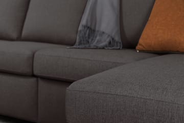 Crazy 6-sits Vänstervänd U-formad XX-Large Soffa med Divan och Schäslong i Tyg - Mörkgrå - Products - Möbler - Soffa - U-soffa