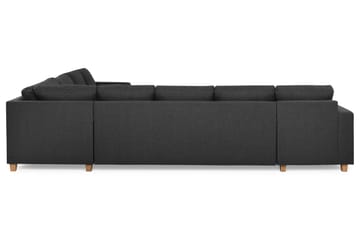 Crazy 7-sits Vändbar L-formad XX-Large Hörnsoffa i Tyg - Antracit - Products - Möbler - Soffa - Hörnsoffa