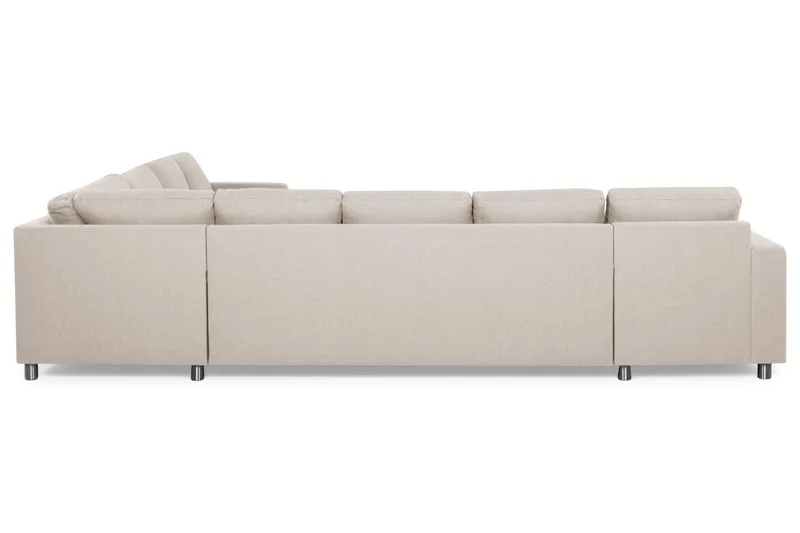 Crazy 7-sits Vändbar L-formad XX-Large Hörnsoffa i Tyg - Beige - Products - Möbler - Soffa - Hörnsoffa