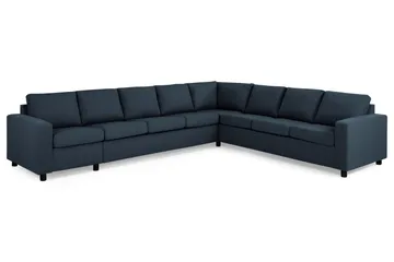 Crazy 7-sits Vändbar L-formad XX-Large Hörnsoffa i Tyg - Blå - Products - Möbler - Soffa - Hörnsoffa