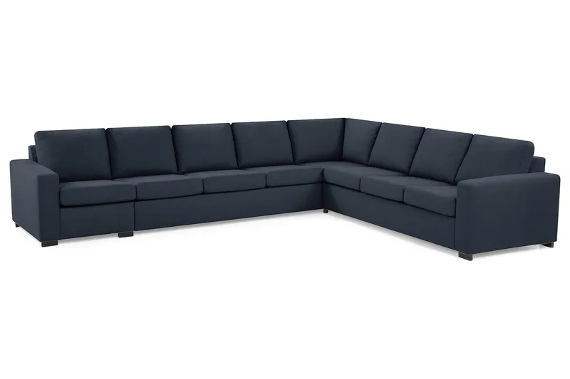 Crazy 7-sits Vändbar L-formad XX-Large Hörnsoffa i Tyg - Blå - Products - Möbler - Soffa - Hörnsoffa