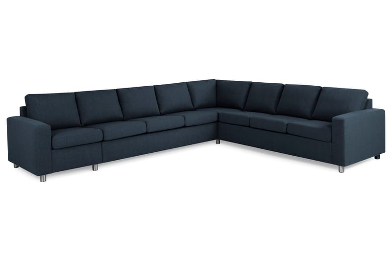 Crazy 7-sits Vändbar L-formad XX-Large Hörnsoffa i Tyg - Blå - Products - Möbler - Soffa - Hörnsoffa