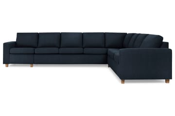 Crazy 7-sits Vändbar L-formad XX-Large Hörnsoffa i Tyg - Blå - Products - Möbler - Soffa - Hörnsoffa