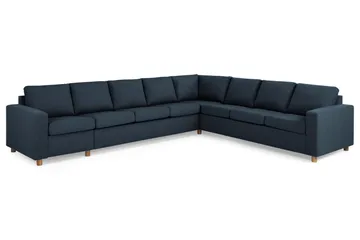 Crazy 7-sits Vändbar L-formad XX-Large Hörnsoffa i Tyg - Blå - Products - Möbler - Soffa - Hörnsoffa