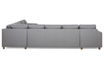 Crazy 7-sits Vändbar L-formad XX-Large Hörnsoffa i Tyg - Grå - Products - Möbler - Soffa - Hörnsoffa