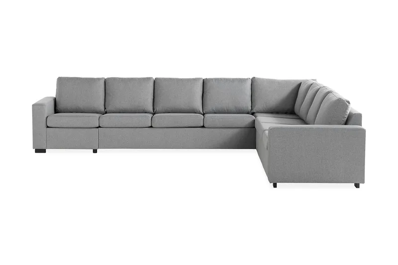 Crazy 7-sits Vändbar L-formad XX-Large Hörnsoffa i Tyg - Grå - Products - Möbler - Soffa - Hörnsoffa