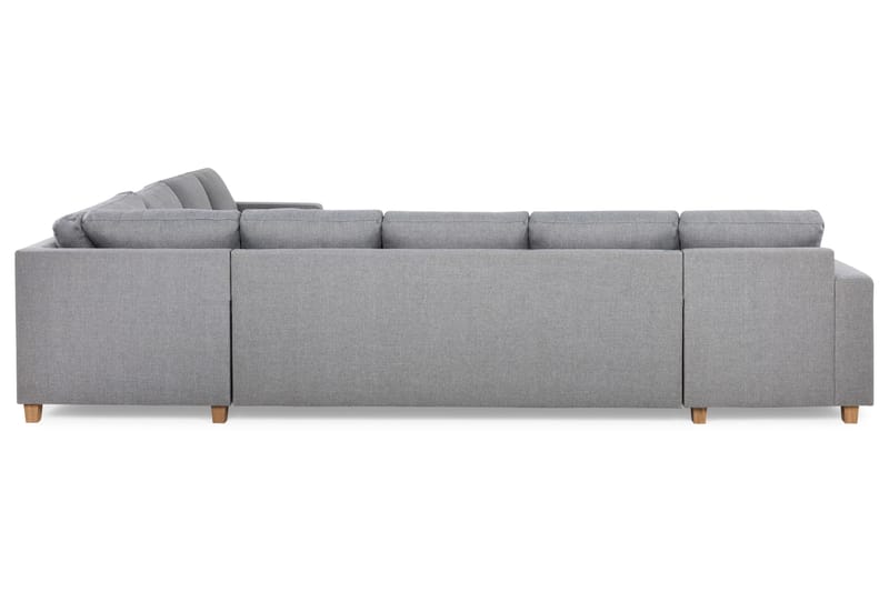 Crazy 7-sits Vändbar L-formad XX-Large Hörnsoffa i Tyg - Grå - Products - Möbler - Soffa - Hörnsoffa