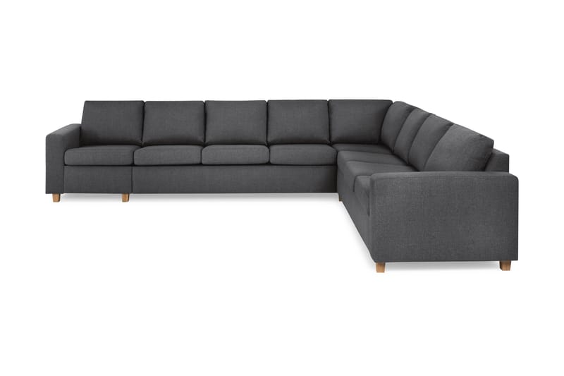 Crazy 7-sits Vändbar L-formad XX-Large Hörnsoffa i Tyg - Mörkgrå - Products - Möbler - Soffa - Hörnsoffa