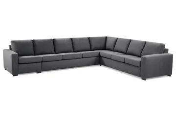 Crazy 7-sits Vändbar L-formad XX-Large Hörnsoffa i Tyg - Mörkgrå - Products - Möbler - Soffa - Hörnsoffa