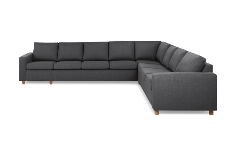 Crazy 7-sits Vändbar L-formad XX-Large Hörnsoffa i Tyg - Mörkgrå - Products - Möbler - Soffa - Hörnsoffa