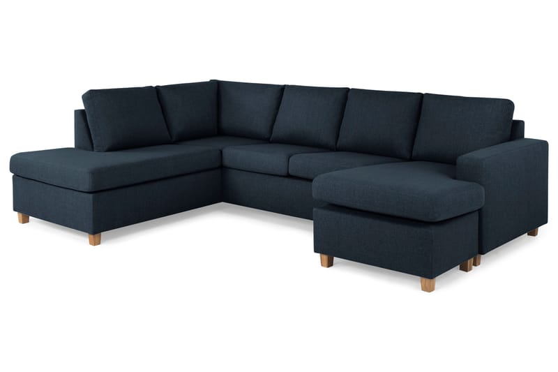 Crazy U-soffa Large Divan Höger - Mörkblå - Products - Möbler - Soffa - U-soffa