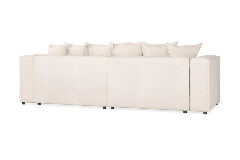 Cubo 4-sits Djup Modulsoffa i Tyg - Beige - Products - Möbler - Soffa - 4 sits soffa