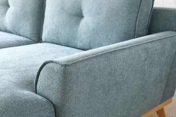Divansoffa 267 cm lång - Classic - ljusblå - Products - Möbler - Soffa - Divansoffa & schäslongsoffa