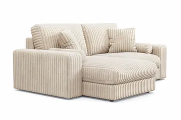 Arken Lyx 3-sits Vändbar L-formad Djup Divansoffa i Manchester - Beige - Products - Möbler - Soffa - Divansoffa & schäslongsoffa - 3 sits soffa med divan