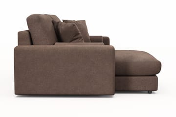 Arken Lyx 3-sits Vändbar L-formad Djup Divansoffa i Tyg - Brun - Products - Möbler - Soffa - Divansoffa & schäslongsoffa - 3 sits soffa med divan