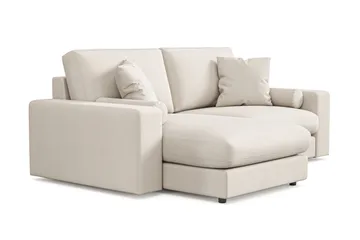 Arken Lyx 3-sits Vändbar L-formad Djup Divansoffa i Tyg - Ljusbeige - Products - Möbler - Soffa - Divansoffa & schäslongsoffa - 3 sits soffa med divan