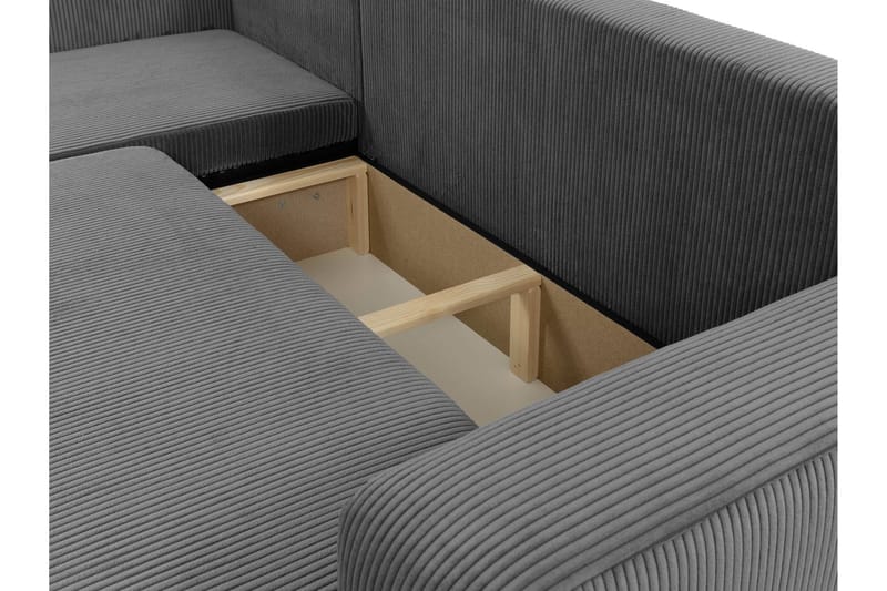 Barile Soffa med Divan 3-sits - Ljusgrå - Products - Möbler - Soffa - Divansoffa & schäslongsoffa - 3 sits soffa med divan